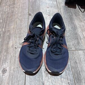 lululemon athletica Dark Blue and Copper Athletic Shoes
